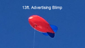 The Blimp Work polyurethane advertising blimp